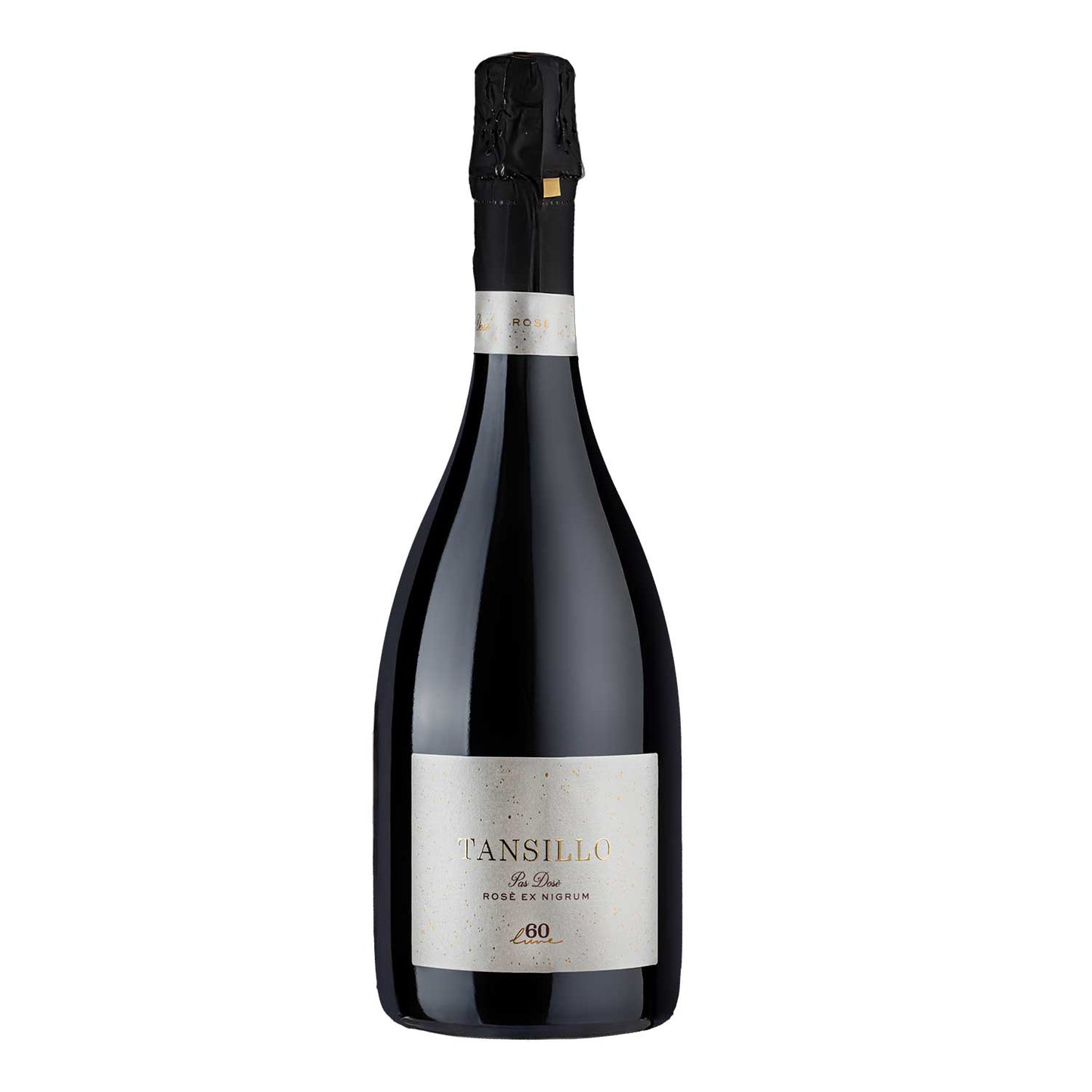 Tansillo Pas dosè- Vino Spumante di qualità Metodo Classico - Rosè - 60 Lune